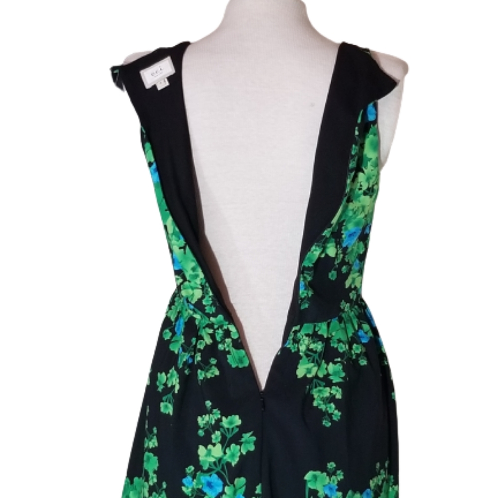 ECI New York Dress Floral Green Size 2X - Picture 9 of 13